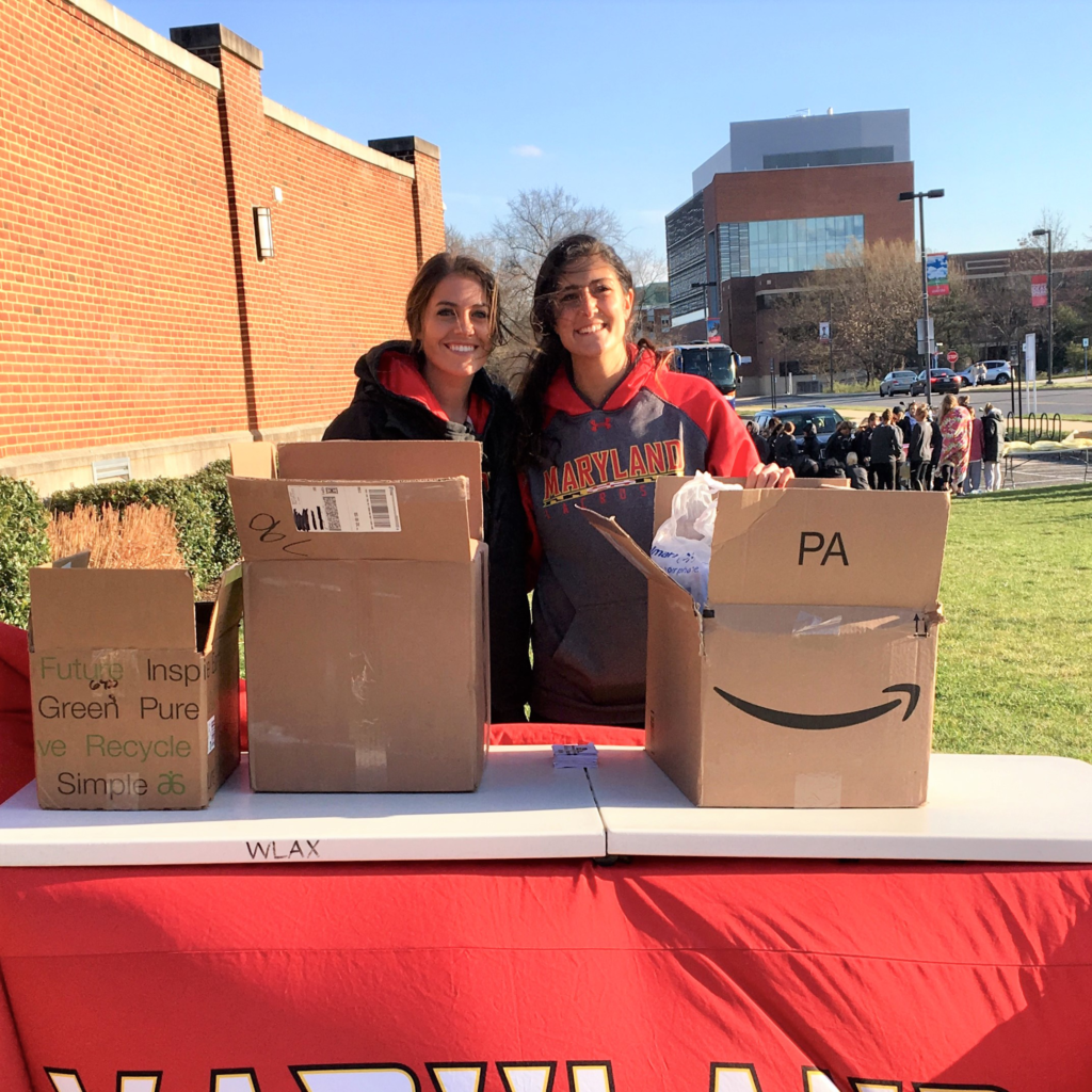 Volunteers for the UMD Donations Drive